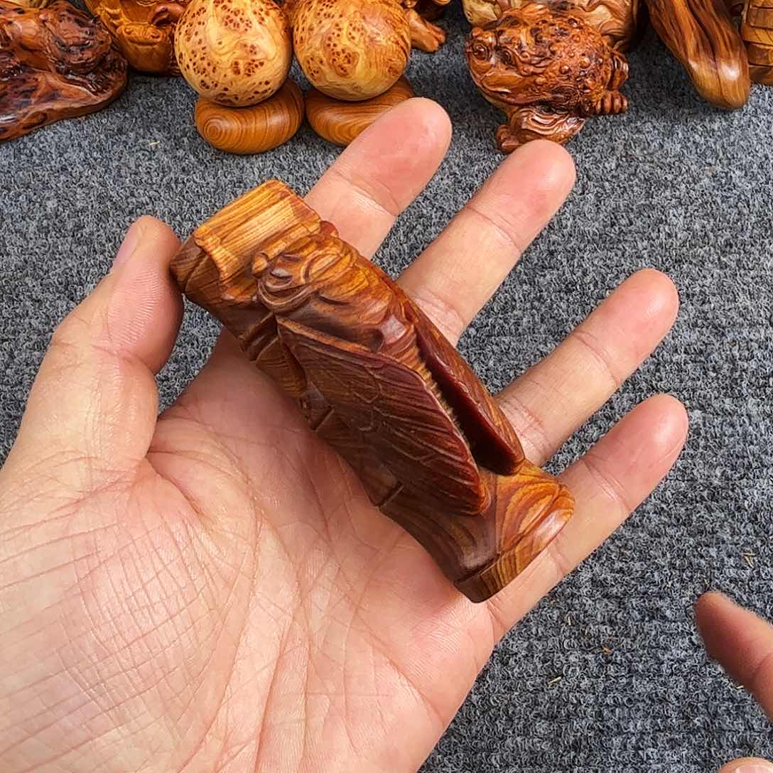 柏木太行崖柏黑油纯手工竹节