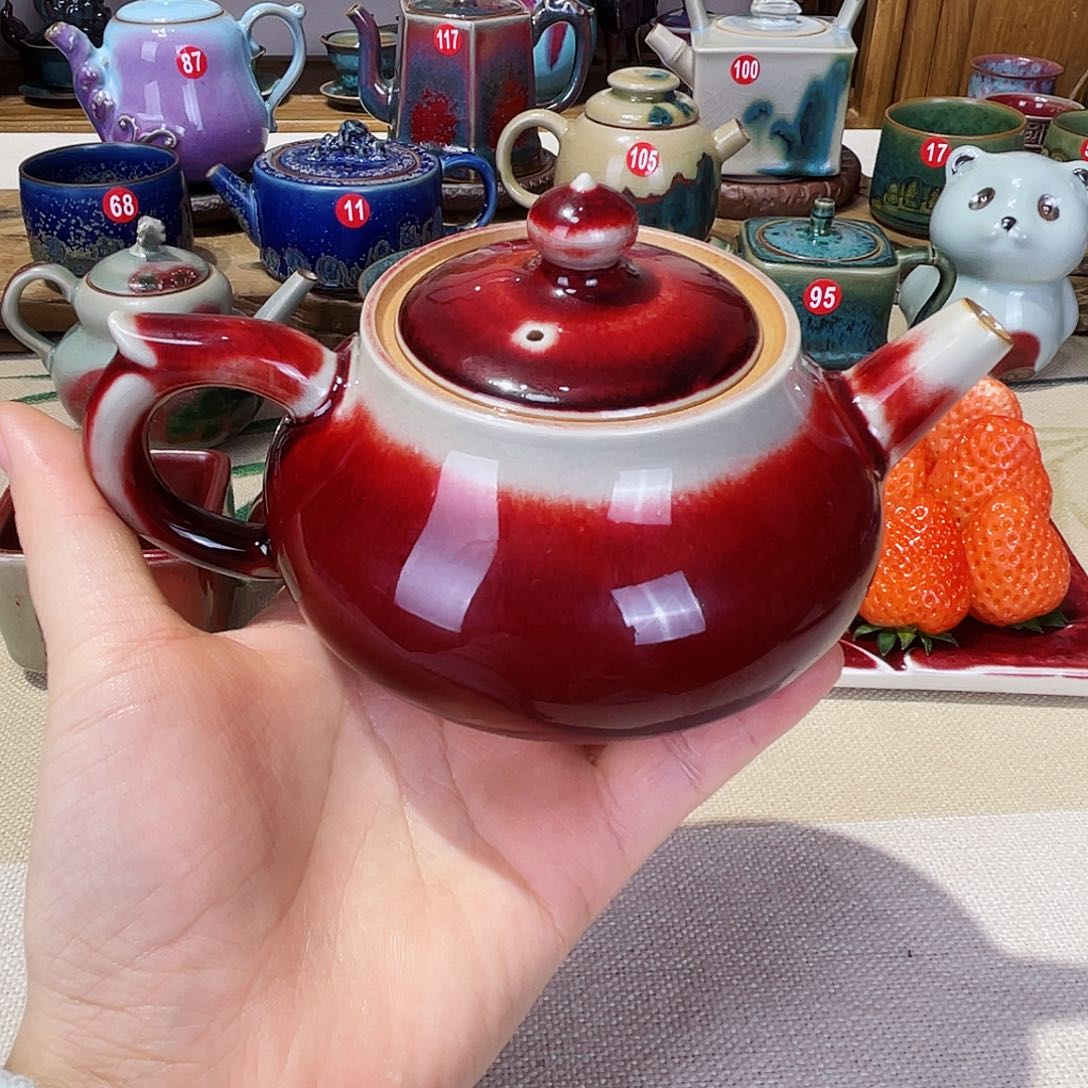 壶禹州钧瓷艺术作品