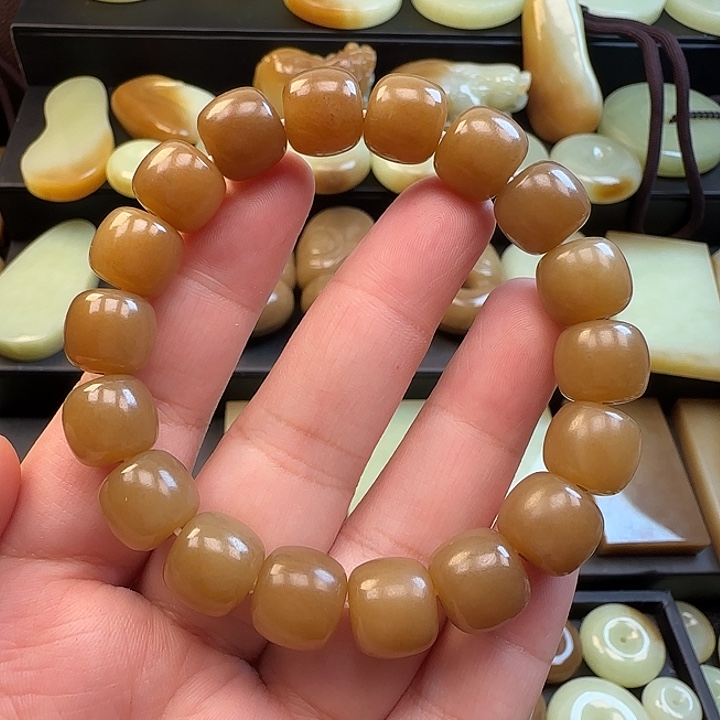 和田玉未镶嵌套链