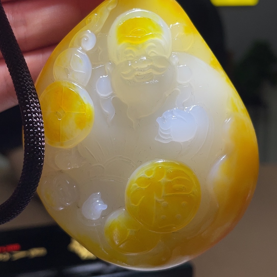 和田玉未镶嵌颈饰D2