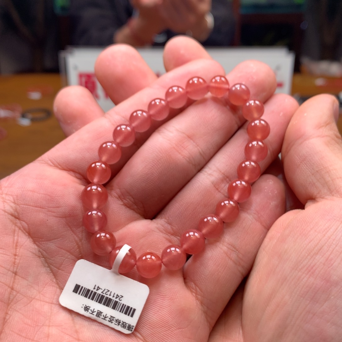 南红玛瑙单圈未镶嵌8mm➕小庄冰红