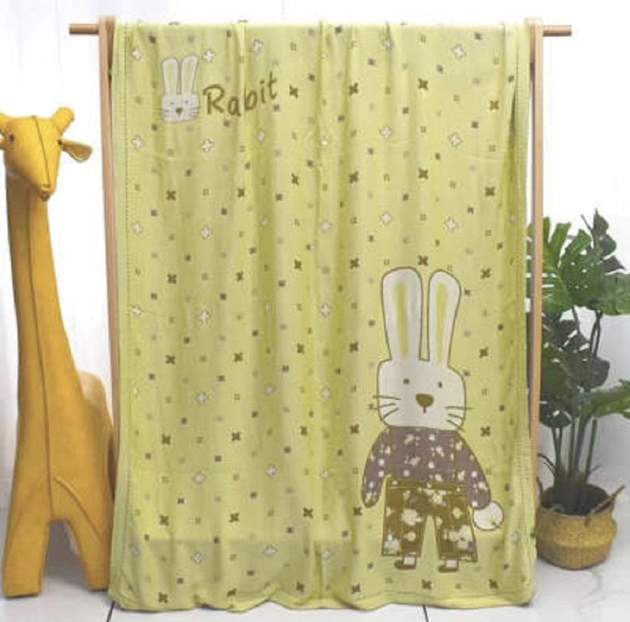 【布衣小兔】120cm*150cm竹纤维多功能便捷柔软亲肤舒适冷感毯