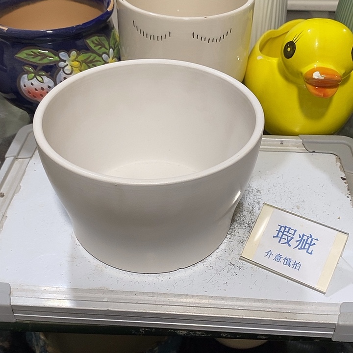 紫砂花盆多肉植物盆瑕疵有孔