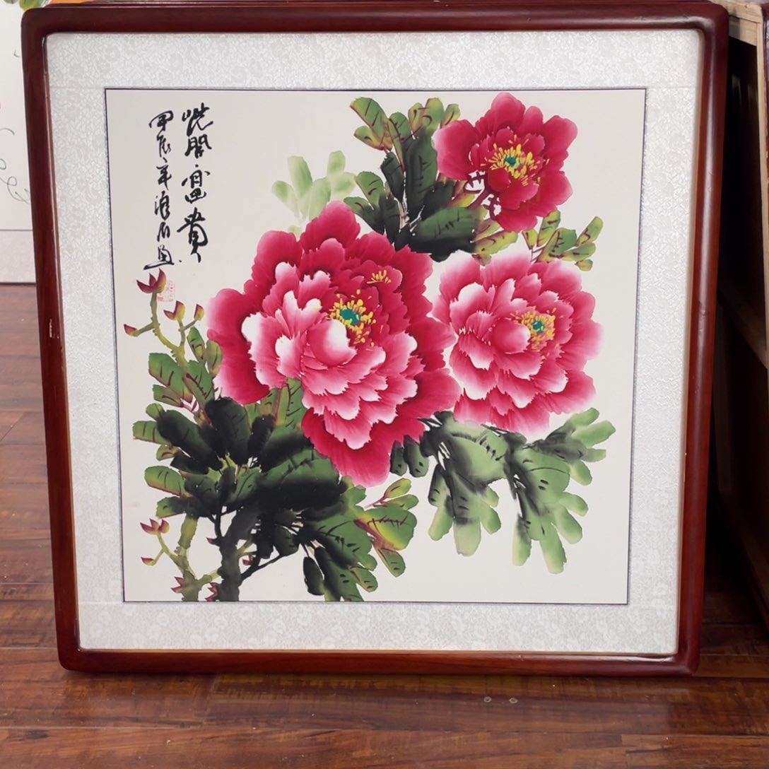 国画带框尺寸63*63厘米