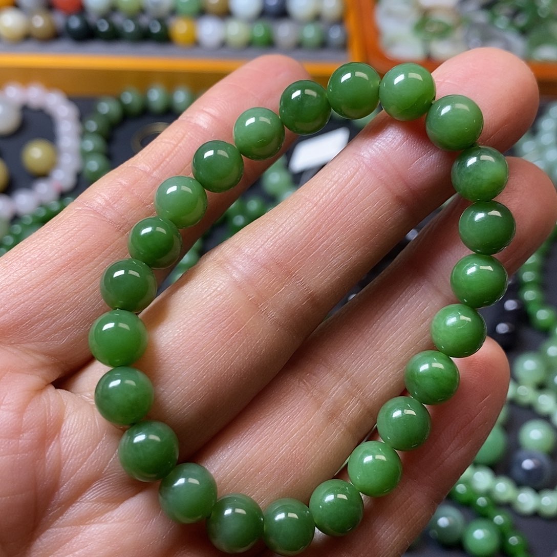 和田玉未镶嵌手链