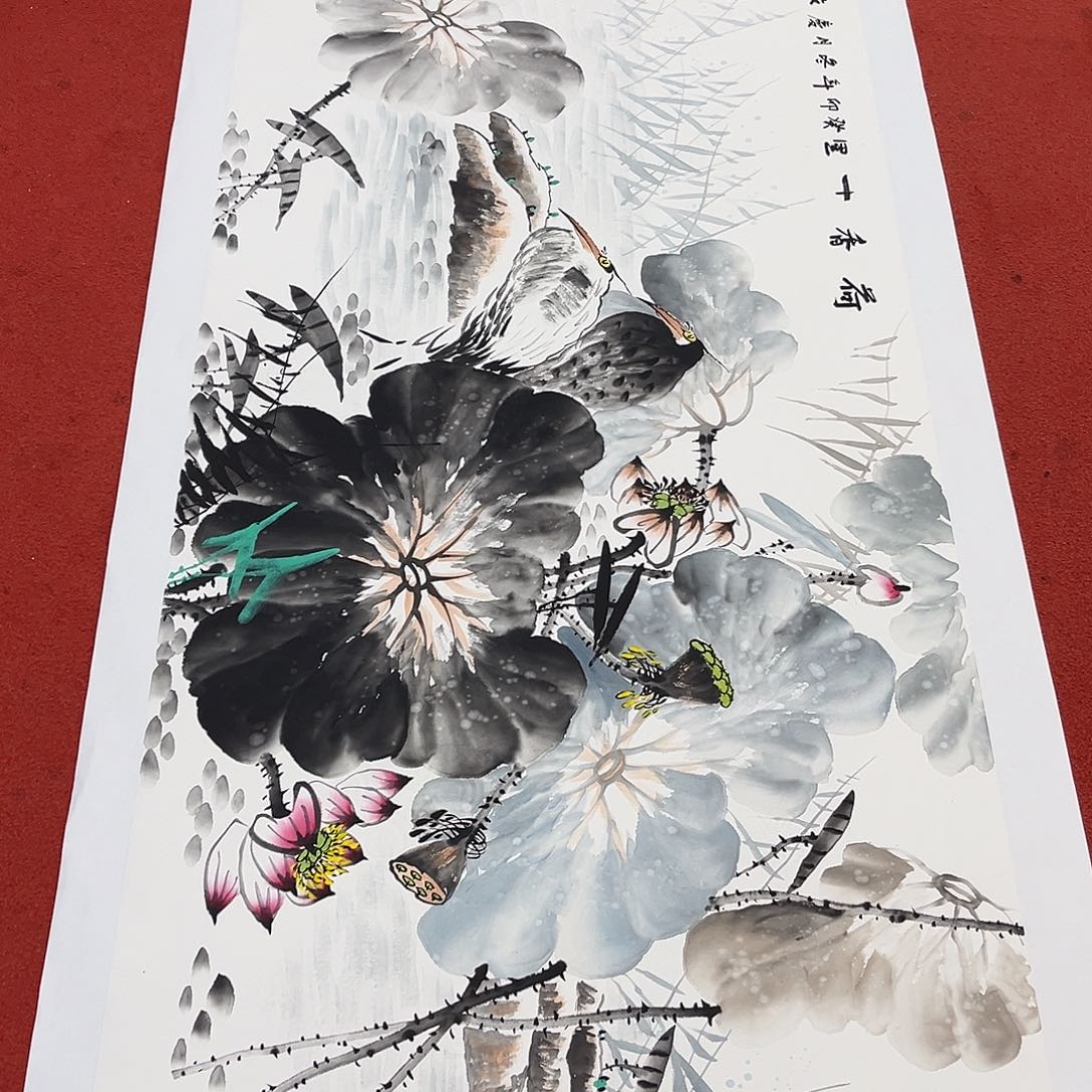 国画手绘作品国画作品展