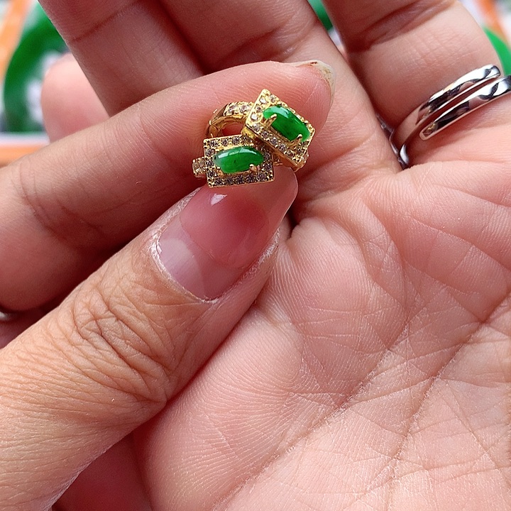 翡翠颈饰银S925镶嵌翡翠