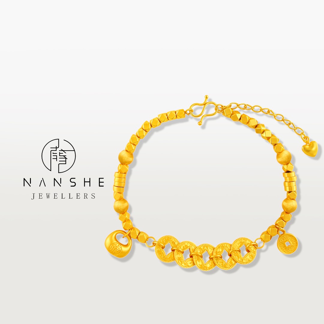 NANSHE/南奢 新中式蹦迪珠碎冰冰小福包手链 L1861