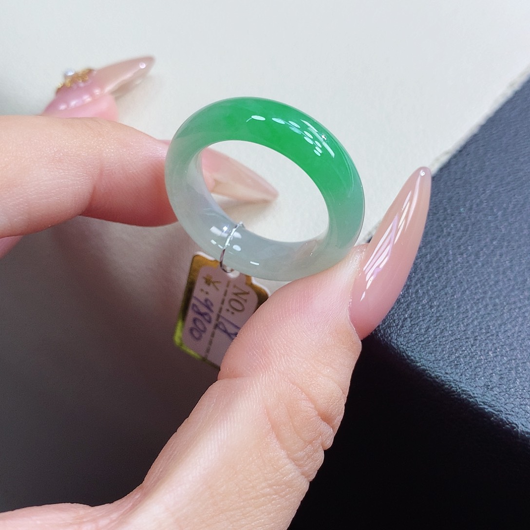 未镶嵌戒指翡翠18号