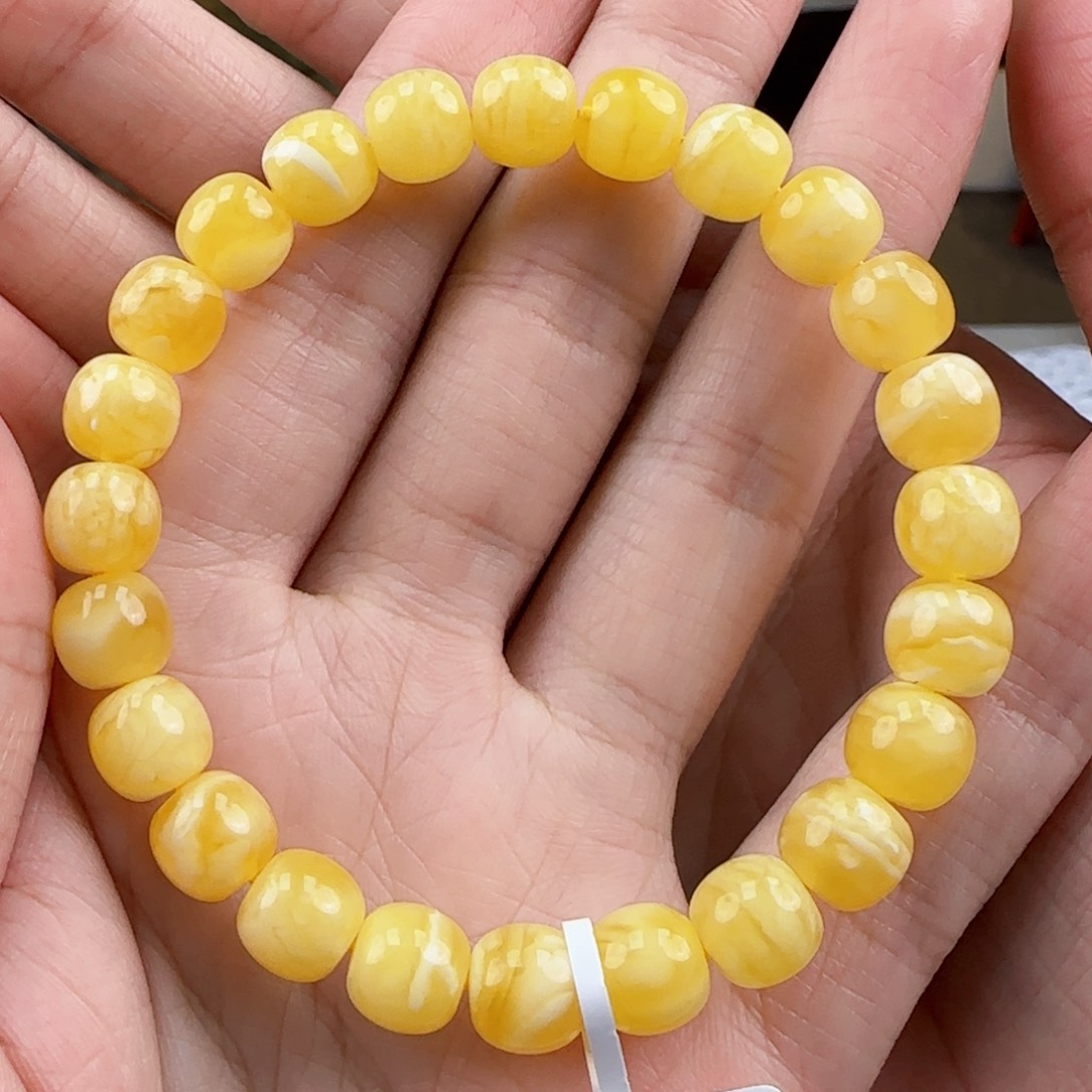 琥珀裸石未镶嵌蜜蜡