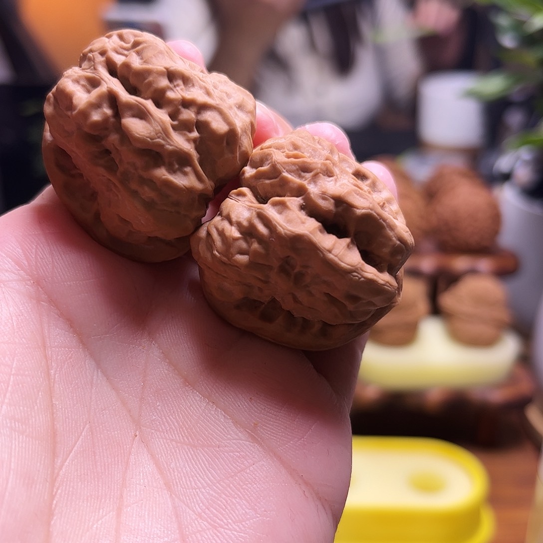 文玩核桃把件36尺白茬蛤蟆82