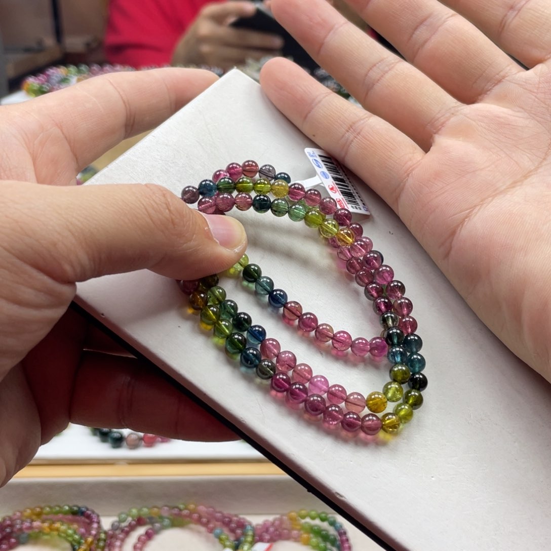 碧玺手串未镶嵌5mm.mmmmmmmmm