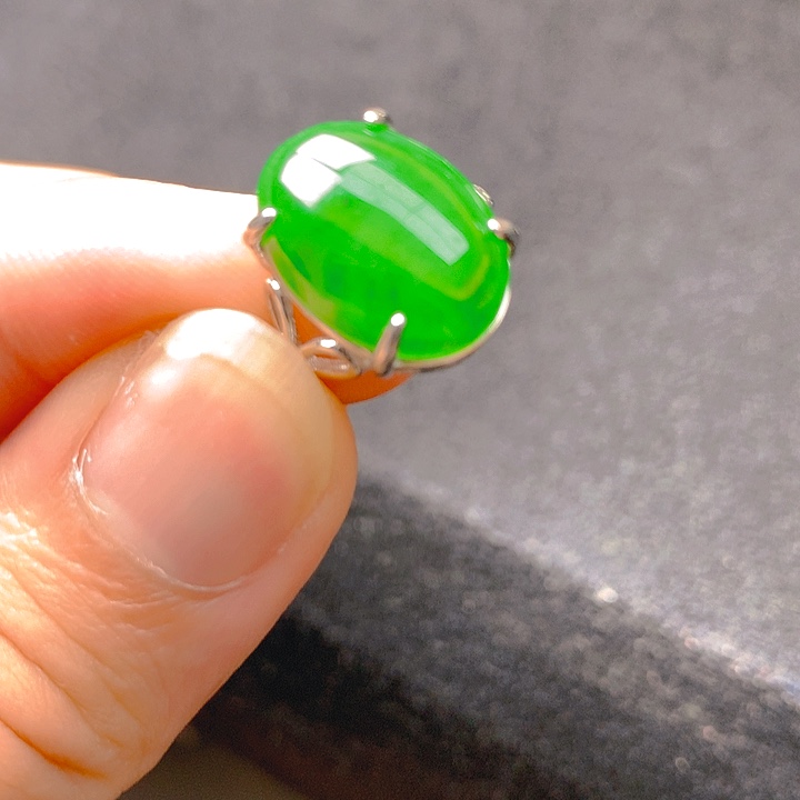 翡翠银S925镶嵌颈饰