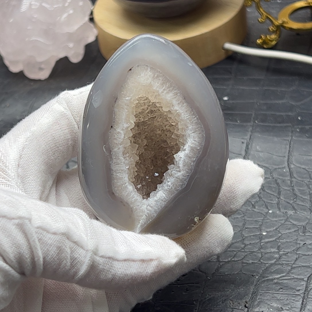 珠宝半成品水晶未镶嵌龙蛋58