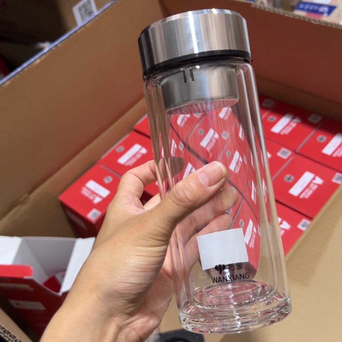 万象时候知了v929玻璃杯430玻璃杯➕杯套