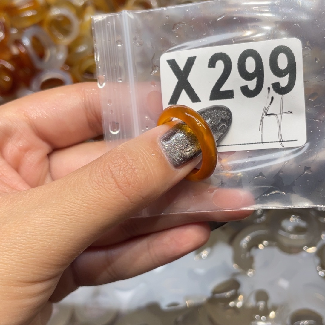 玛瑙/玉髓未镶嵌戒指299