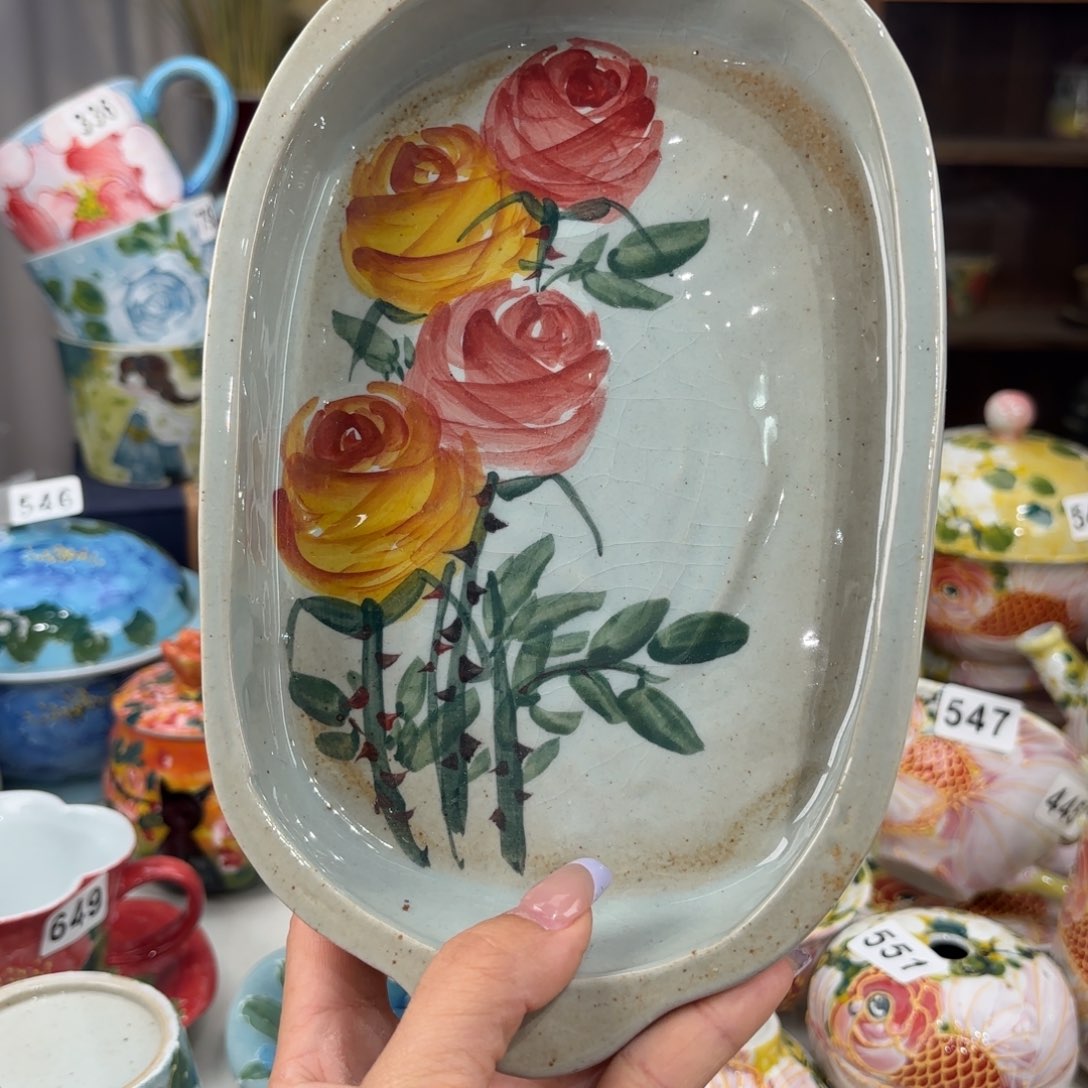 瓷片景德镇手绘高温釉下彩陶瓷茶具