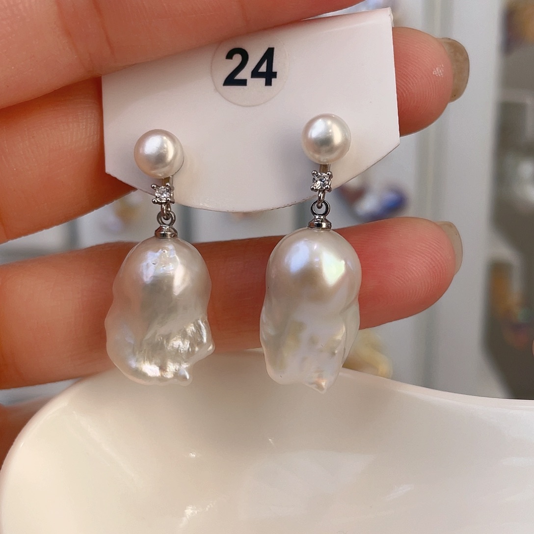 淡水珍珠颈饰银S925镶嵌?***丝