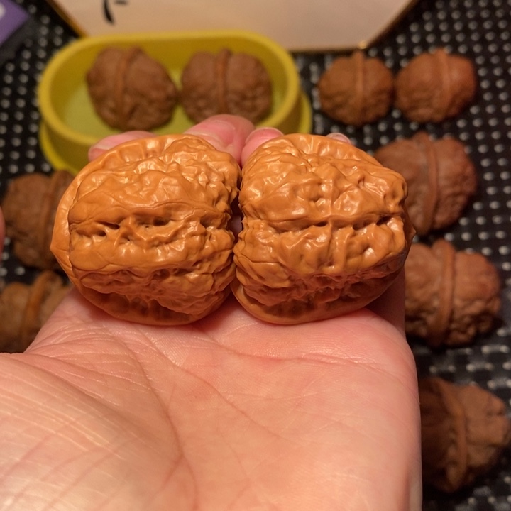 文玩核桃把件开背肌肉蛙