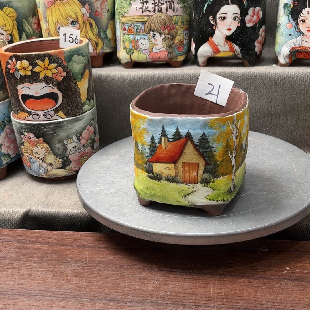 紫砂花盆微瑕福利