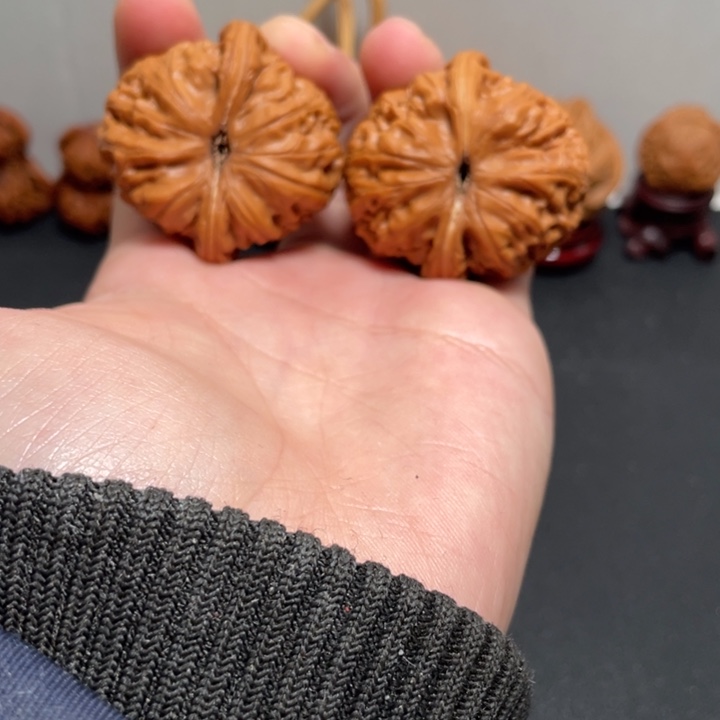 吊坠文玩核桃把玩文玩核桃元宝43尺