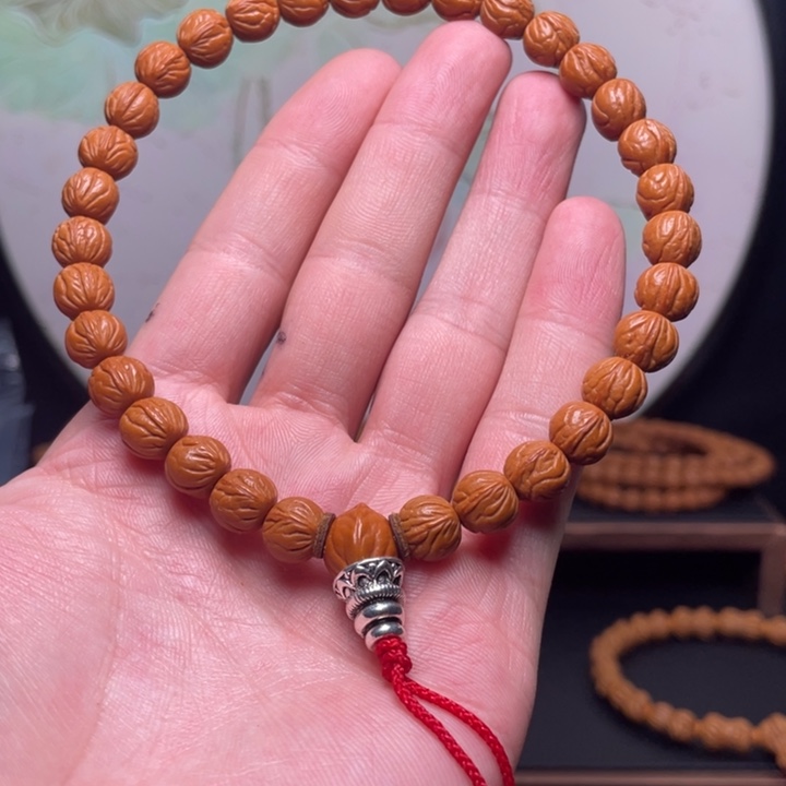 手串桃核0.9玉龙脊手持