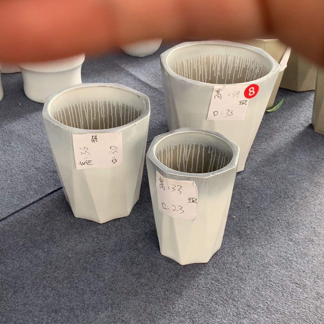 高温陶瓷花盆微瑕
