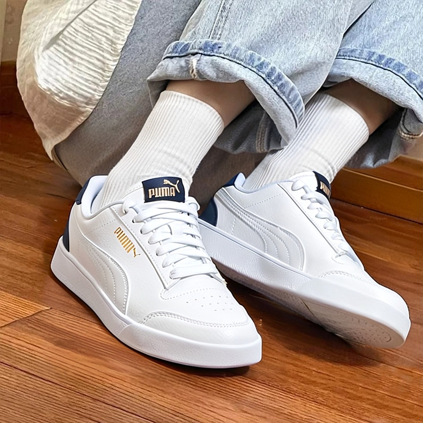PUMA彪马男鞋女鞋秋季新款复古运动鞋通勤板鞋休闲小白鞋309668