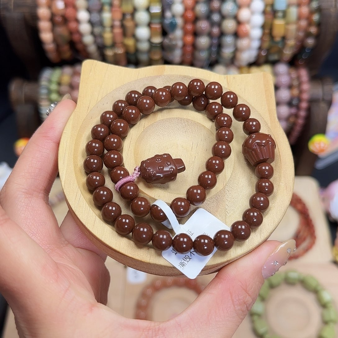 玛瑙/玉髓手串未镶嵌9号