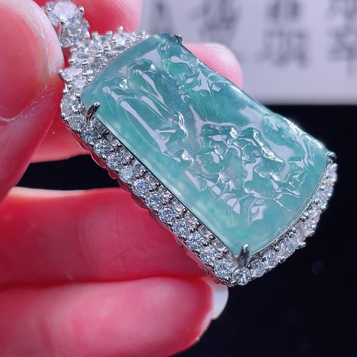 翡翠颈饰未镶嵌999999999