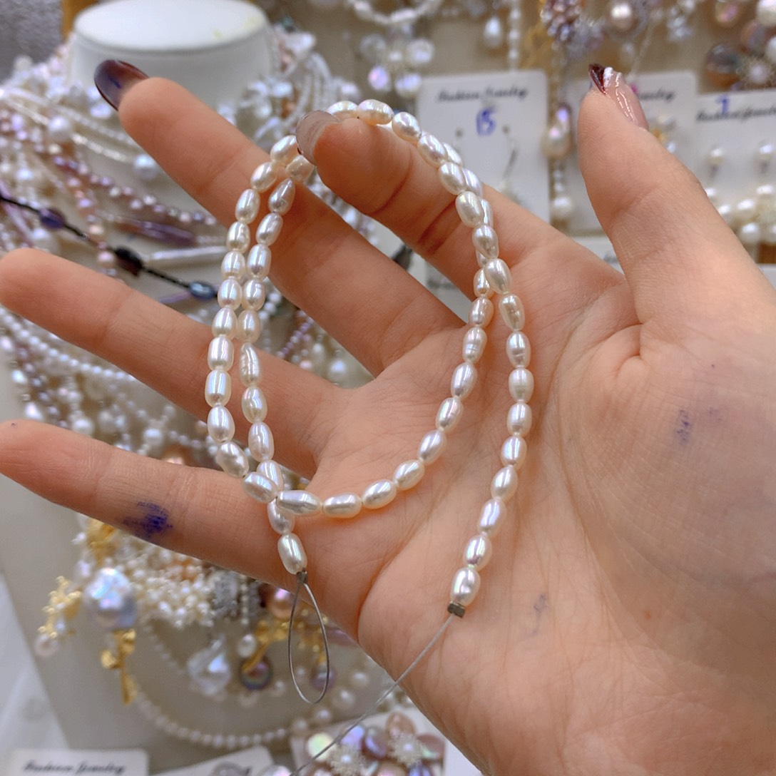 淡水珍珠耳饰合金