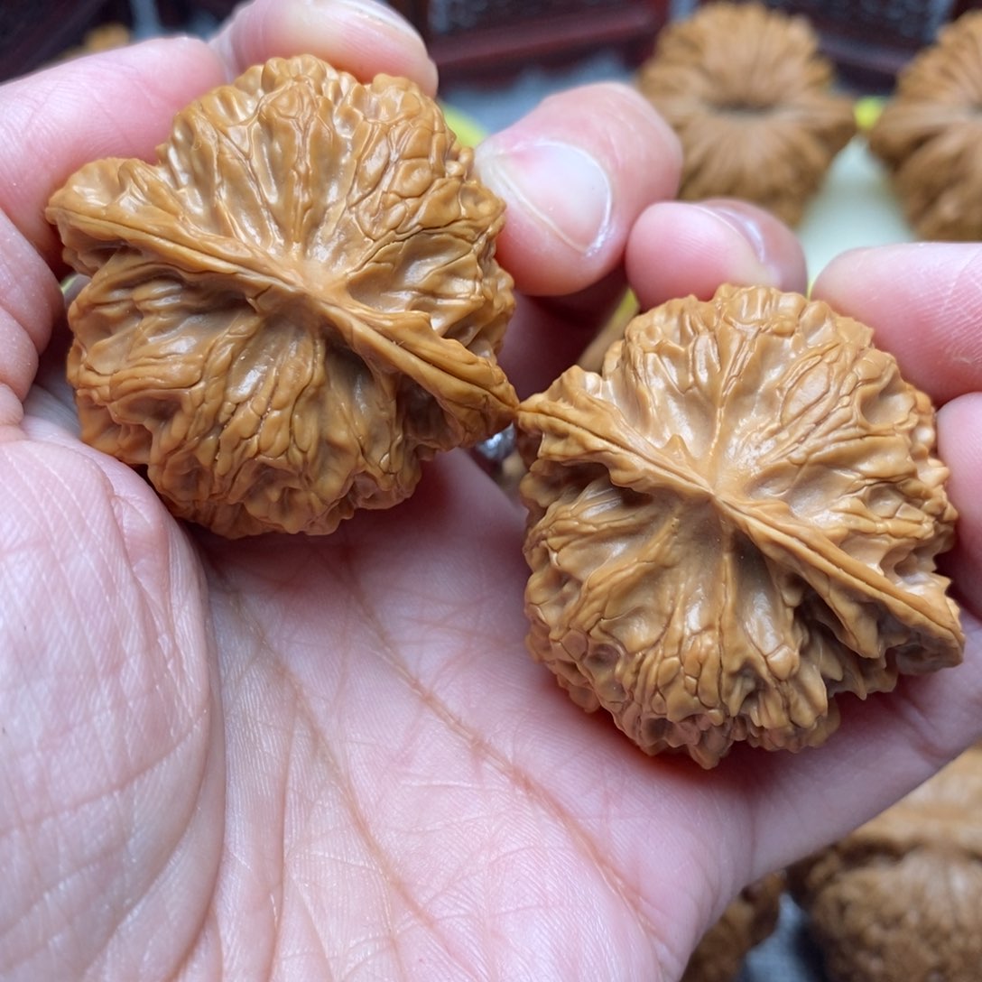 文玩核桃把件肉球毕业全品苹果41尺