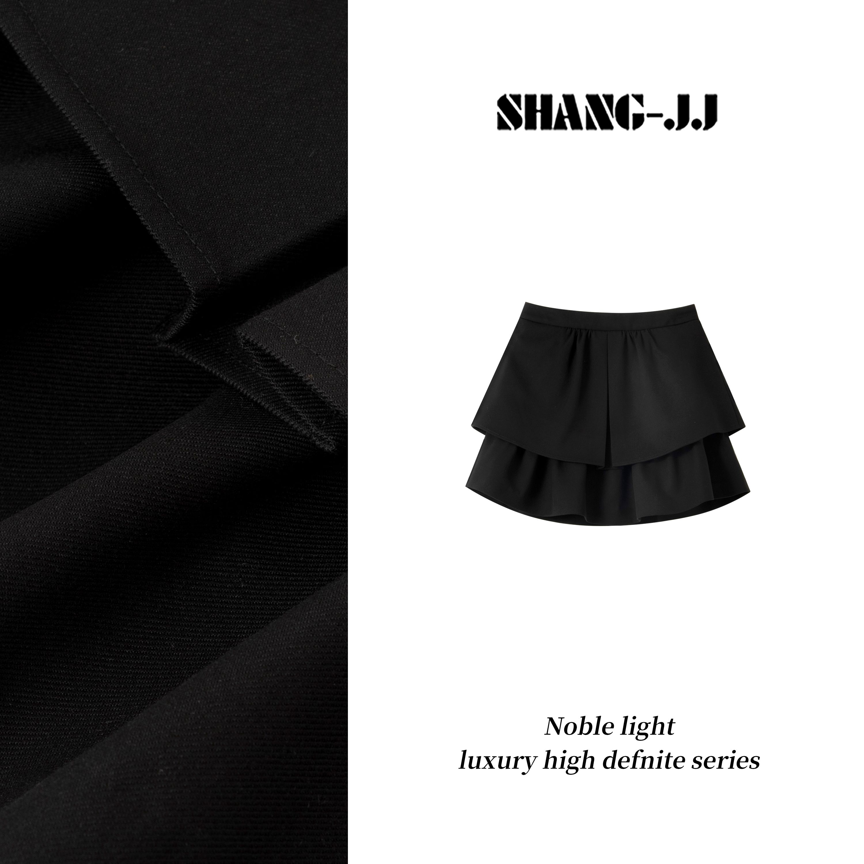 SHANG-JJ【蓬蓬裙】25ss新品羊毛挺括休闲时尚半身裙q133456p