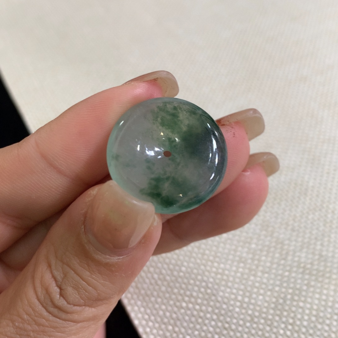 颈饰未镶嵌翡翠天然缅甸翡翠