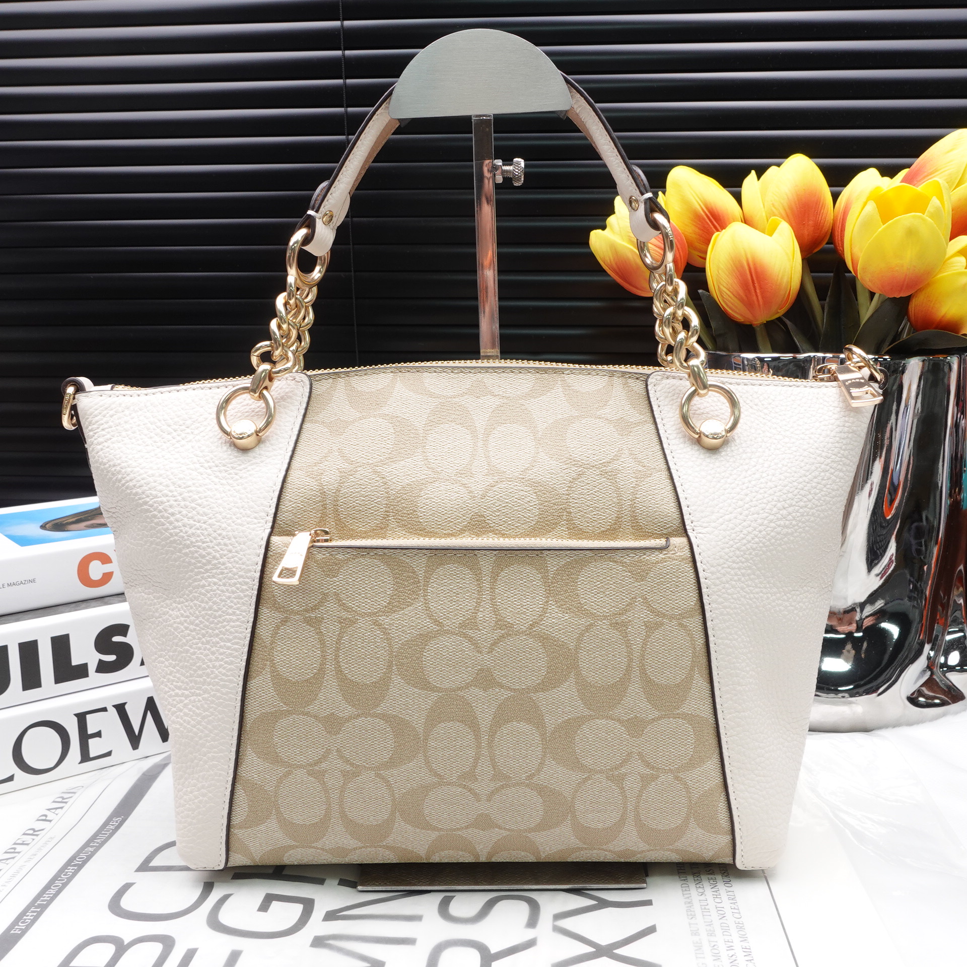 95新 COACH/蔻驰 单肩包/T10158830