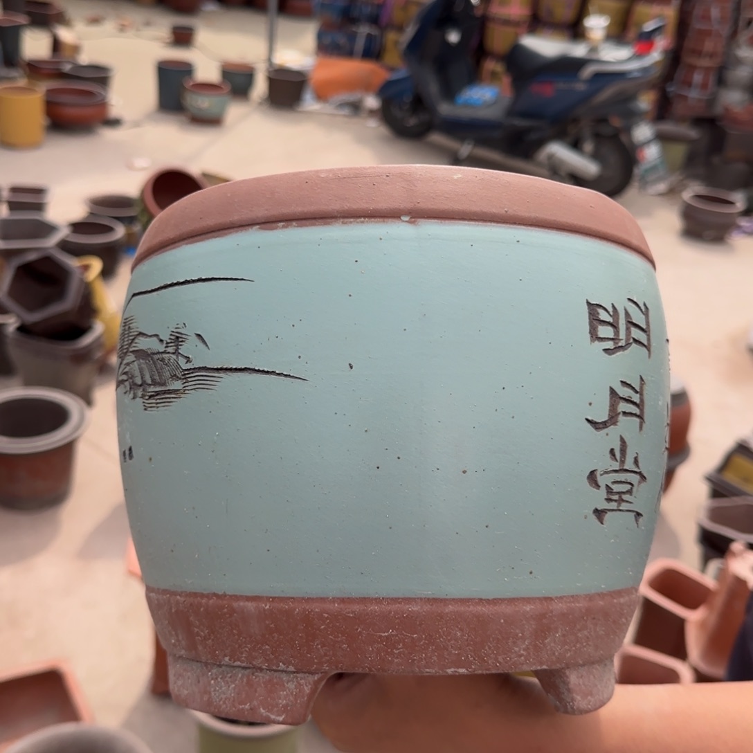 紫砂花盆口径25.20口径