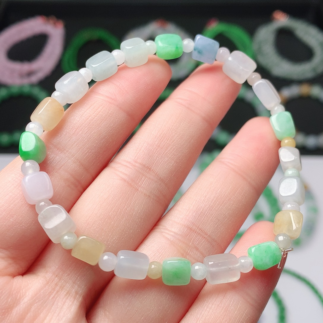 翡翠未镶嵌手链翡翠