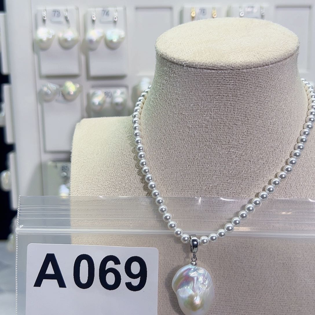 淡水珍珠吊坠(不含链)未镶嵌