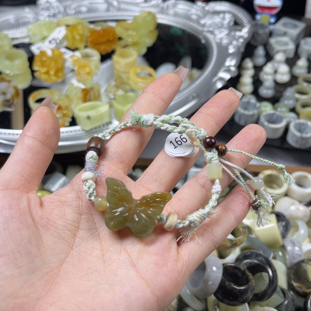 蛇纹石玉未镶嵌戒指