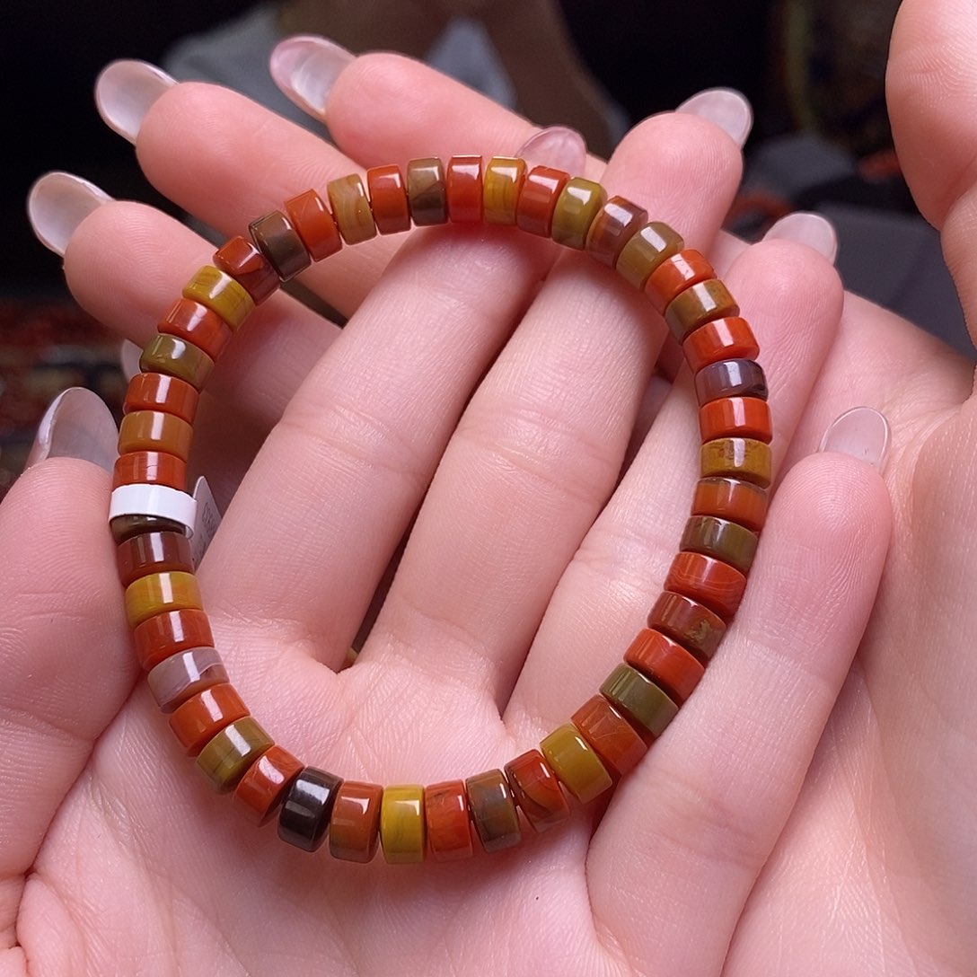 南红玛瑙手串未镶嵌N**77mm