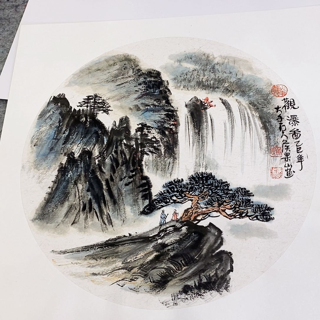 冬***狼国画大风堂嫡传-侯果山老师作品路 