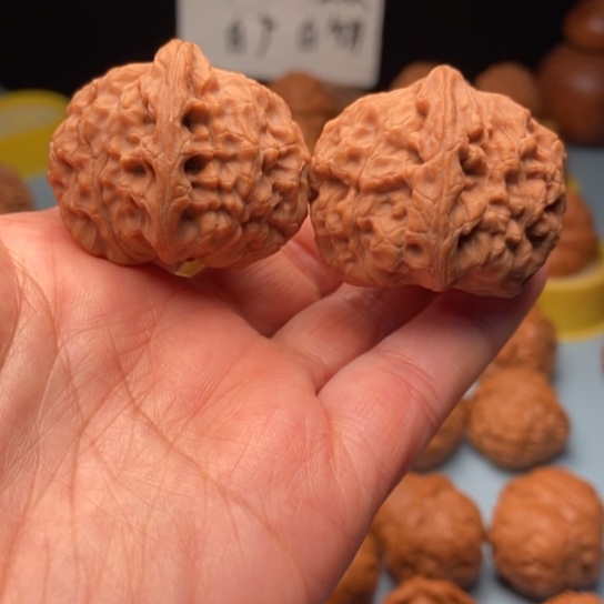 吊坠文玩核桃玉枕元宝 36 38