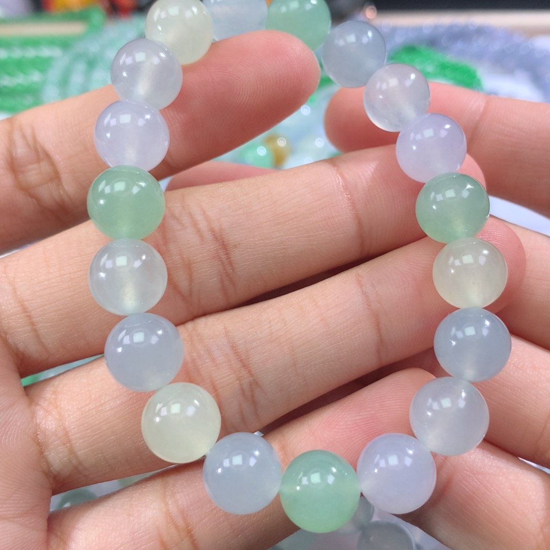 未镶嵌手链翡翠翡翠