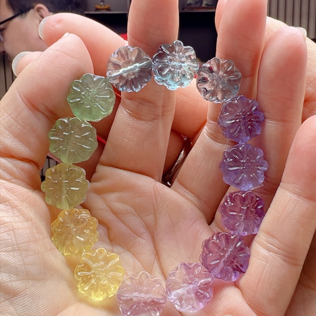 萤石手链未镶嵌萤石手串