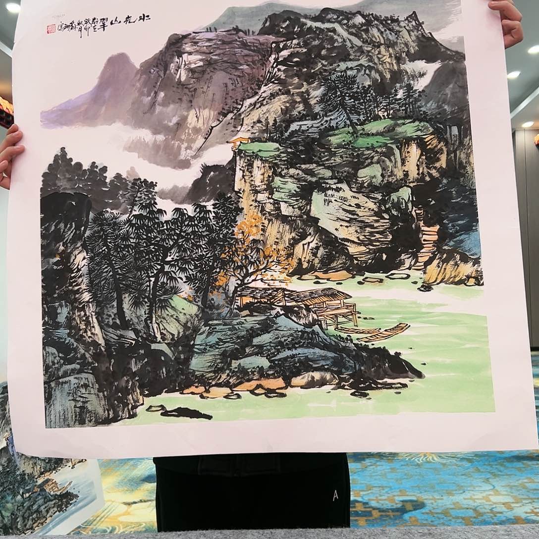 国画苏珊展览原作