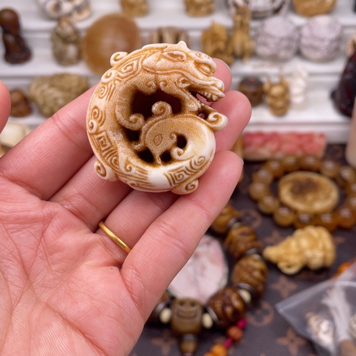 驼骨手串/手链鹿角雕刻