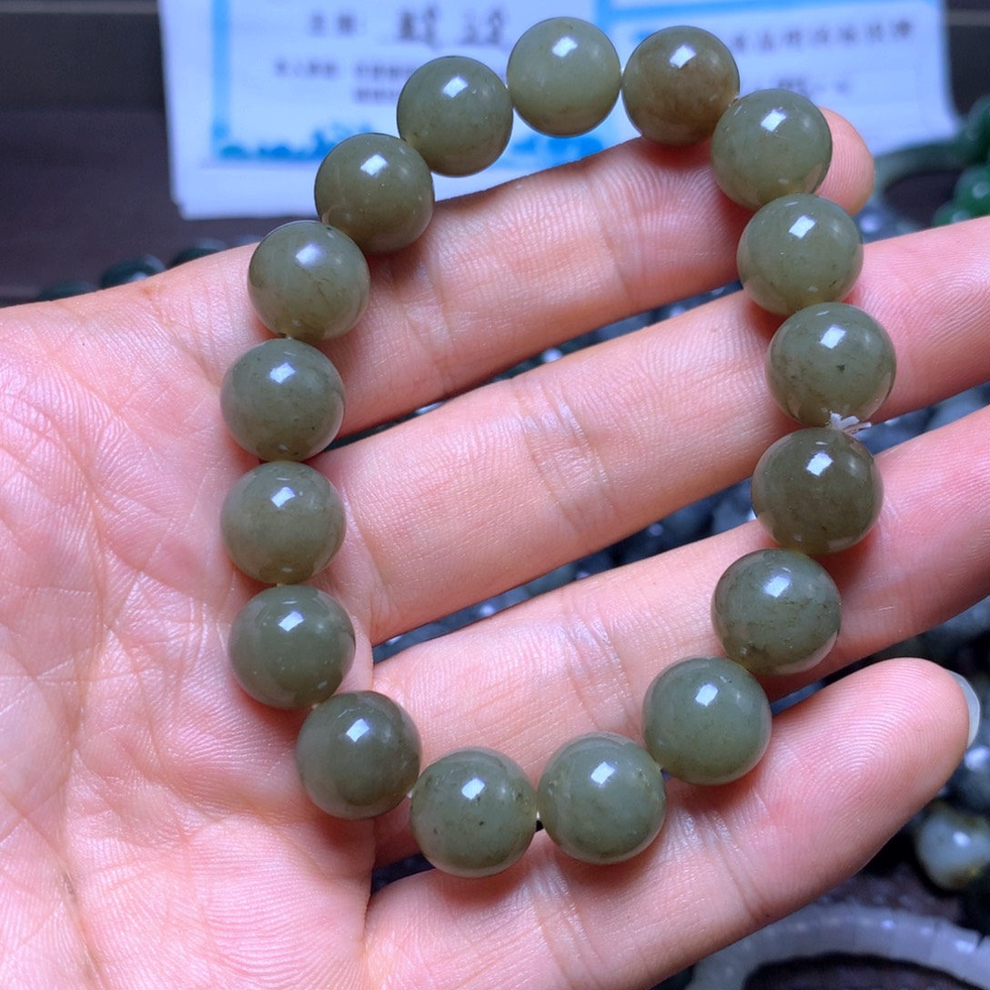 和田玉未镶嵌手串030