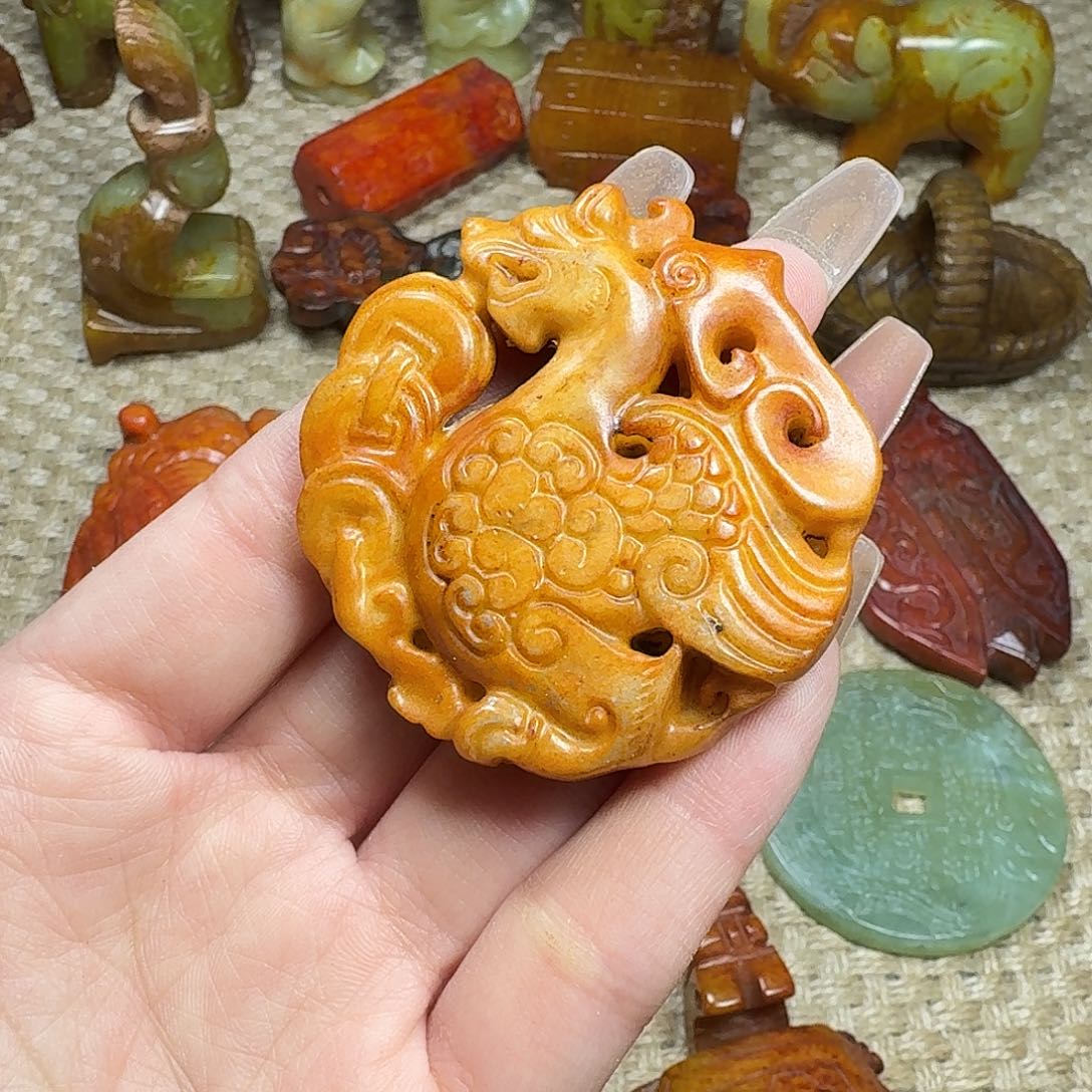 白玉菩提吊坠挂件