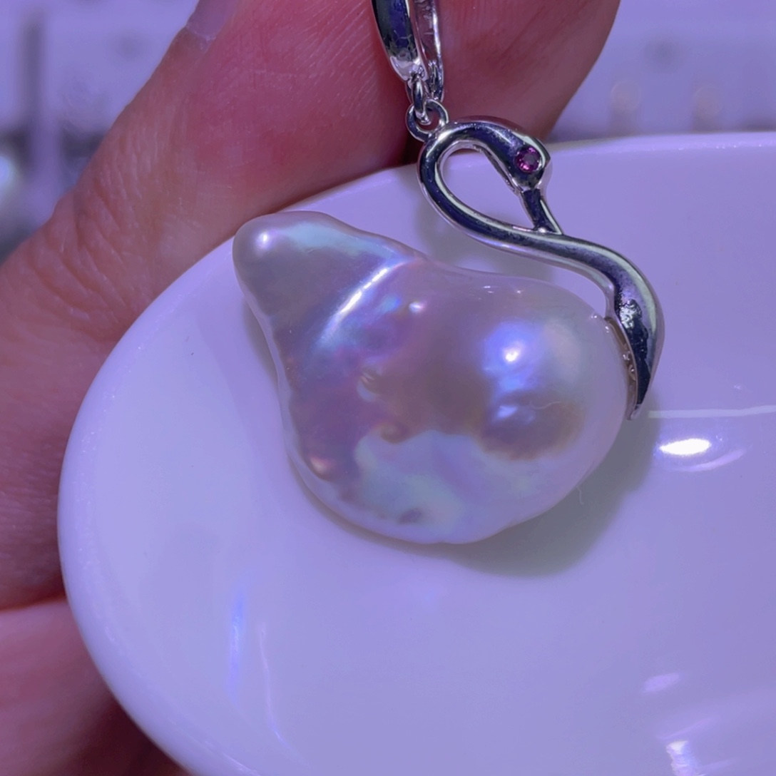 未镶嵌淡水珍珠天然淡水珍珠吊坠