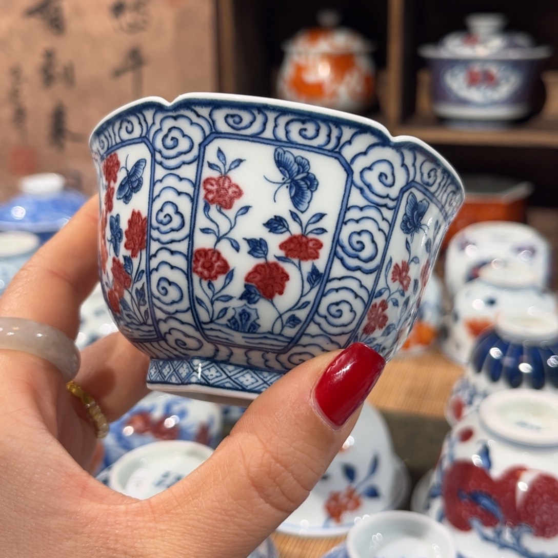 杯子陶景德镇陶瓷主人杯